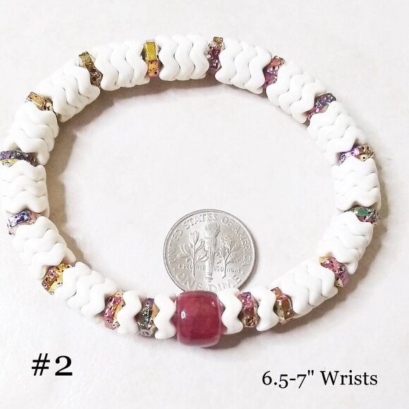 Pink Bangle Stretch Bracelet! Feminine & Sexy! Uncomplicated Every Day Wear! - Picture 1 of 4